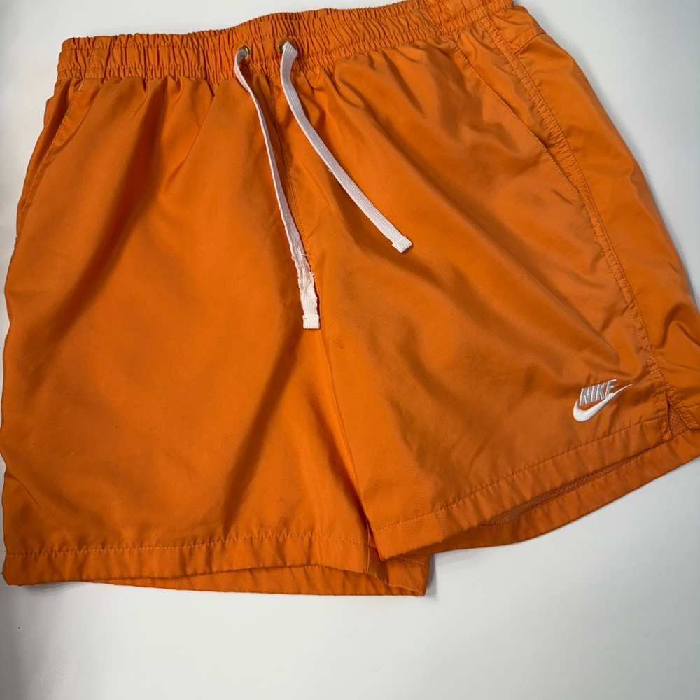 Nike Men's Bright Cream Orange Swim Trunks